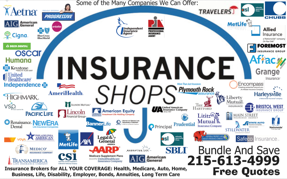 Insurance Shops – One stop for all your insurance needs!